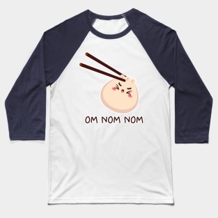 Kawaii Bao Om nom Cute Little Dumpling Baseball T-Shirt